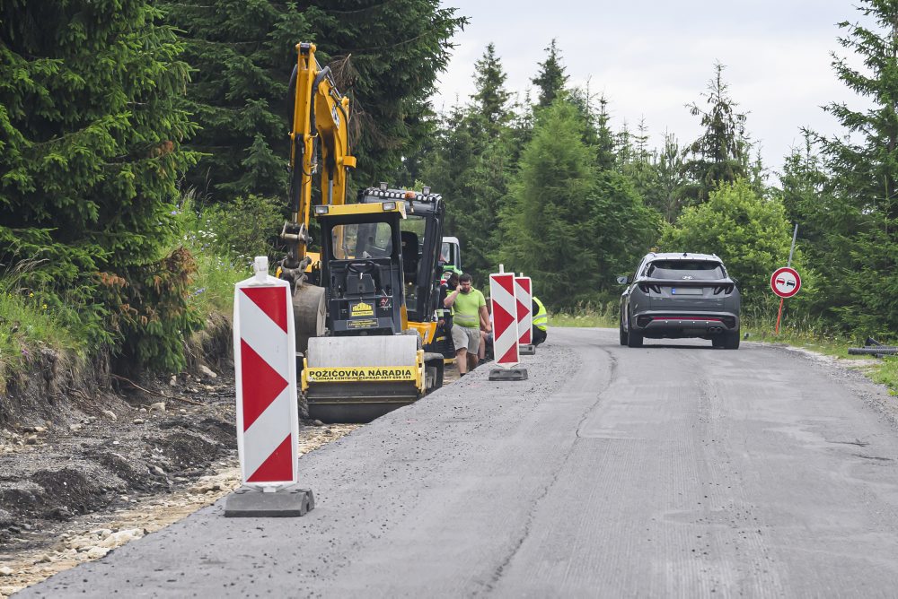 Rekonštrukcia cesty na Štrbské Pleso z Tatranskej Štrby