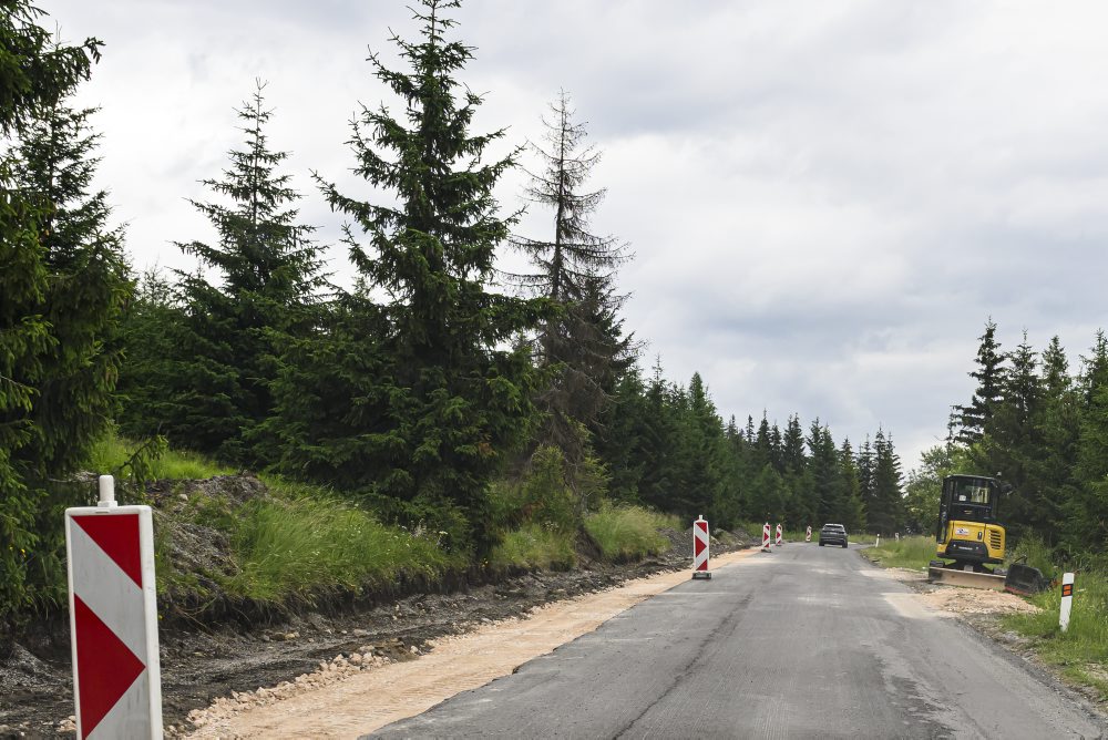 Rekonštrukcia cesty na Štrbské Pleso z Tatranskej Štrby