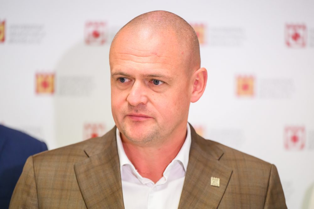 Otvorenie zrekonštruovaného Psychiatrického oddelenia v Nemocnici sv. Cyrila a Metoda za účasti ministra zdravotníctva SR Kamila Šaška a riaditeľa Univerzitnej nemocnice Bratislava Alexandra Mayera
