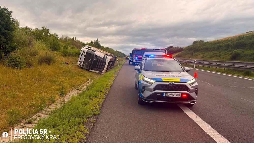 Nehoda na D1 pri Spišskom Štvrtku 