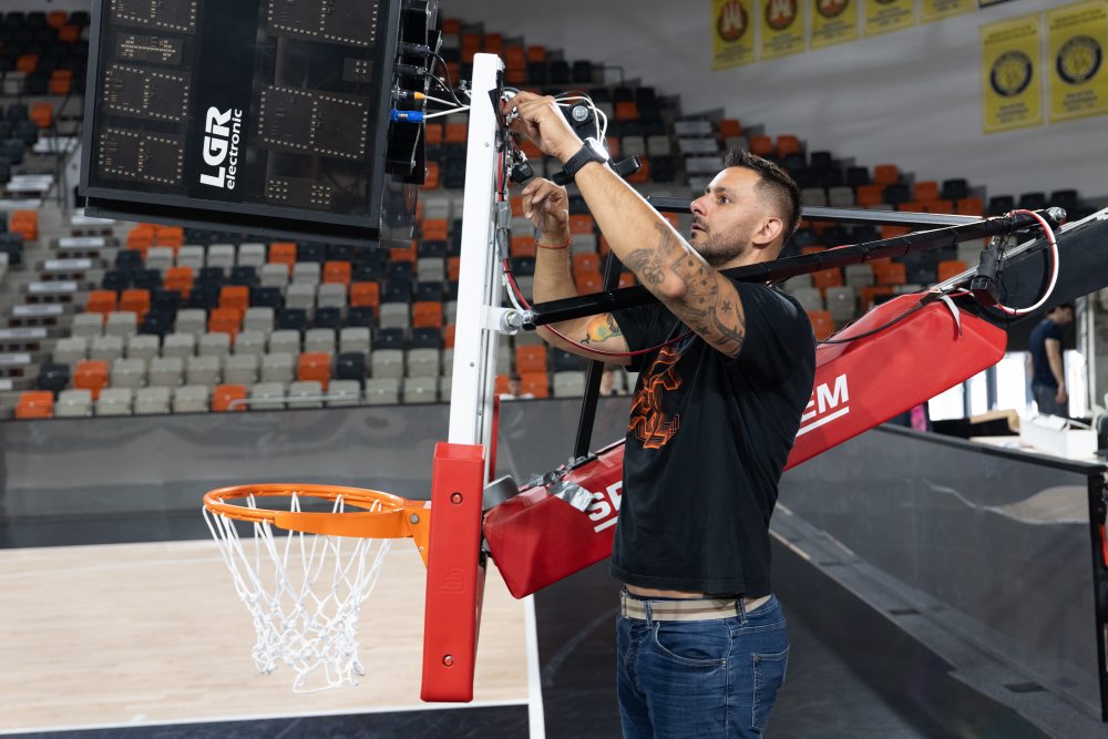 Tréning basketbalistov SR do 20 rokov pred turnajom B-divízie ME