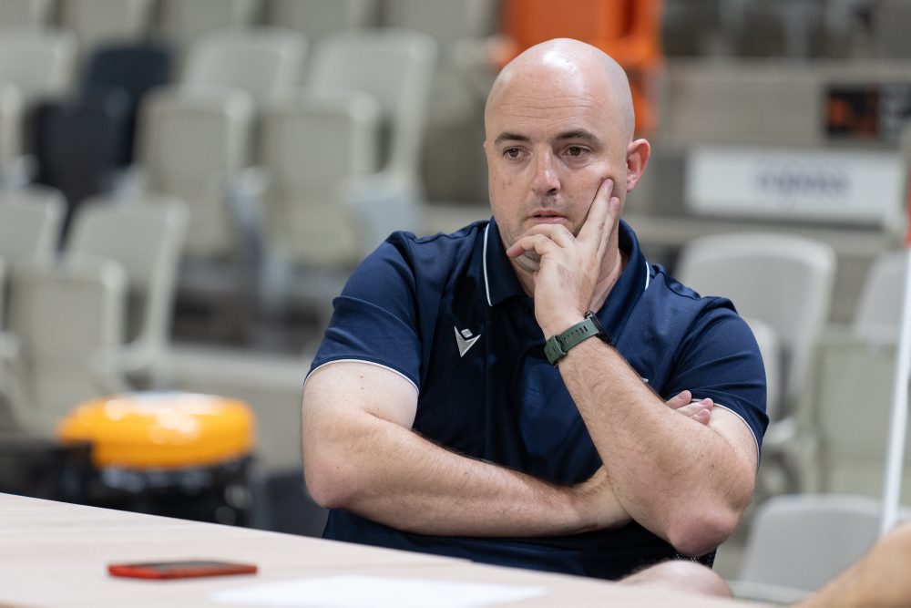 Tréning basketbalistov SR do 20 rokov pred turnajom B-divízie ME