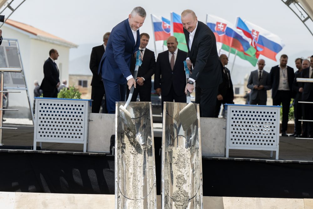 Prezident SR Peter Pellegrini v Azerbajdžane