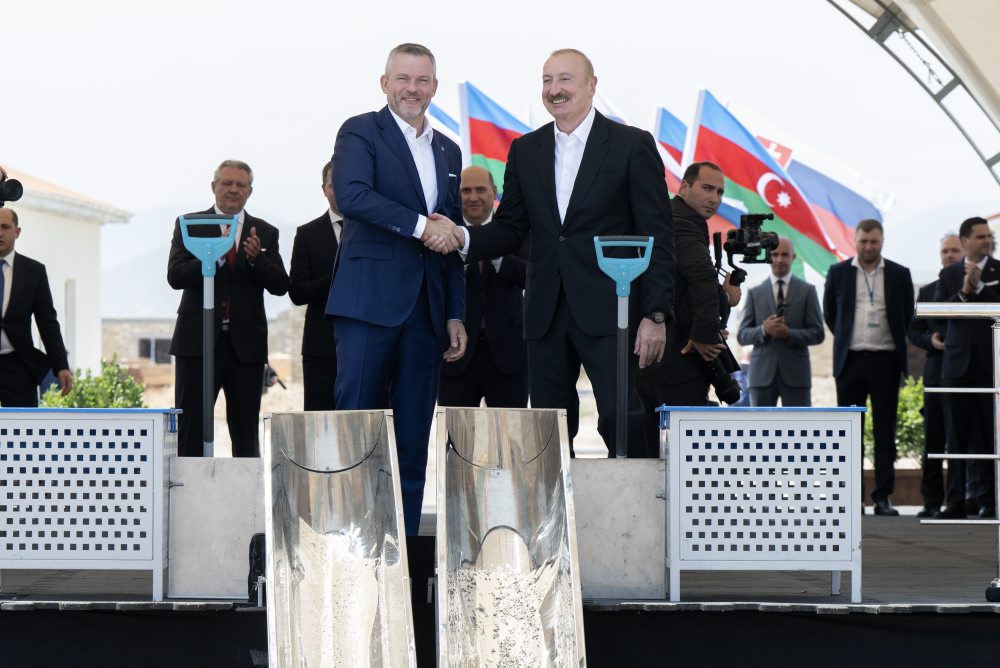 Prezident SR Peter Pellegrini v Azerbajdžane