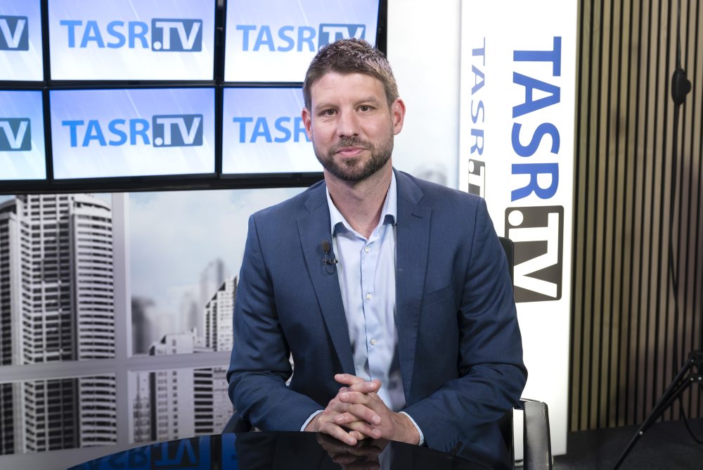 Michal Šimečka  v TASR TV