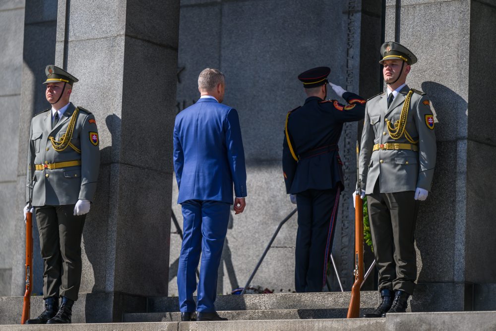 Pietny akt kladenia vencov pri príležitosti 81. výročia oslobodenia hlavného mesta SR Bratislavy