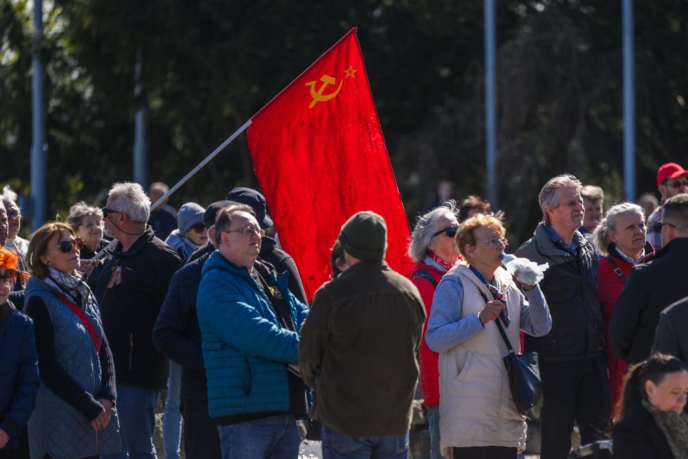 Pietny akt kladenia vencov pri príležitosti 81. výročia oslobodenia hlavného mesta SR Bratislavy