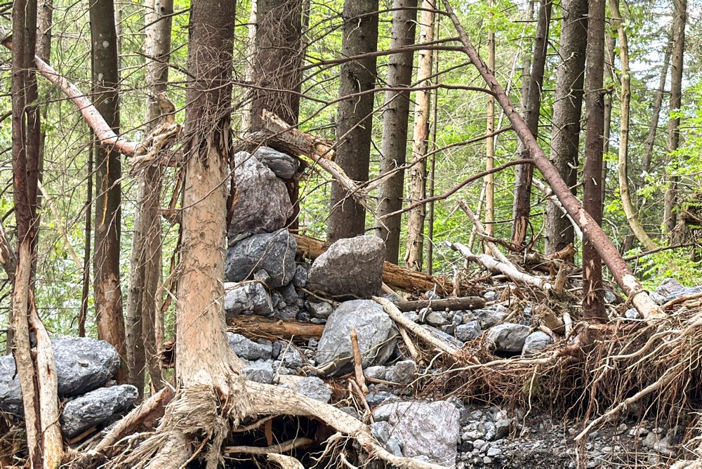 Ždiar: Silná búrka spôsobila škody na prístupovej ceste pod Belianske Tatry