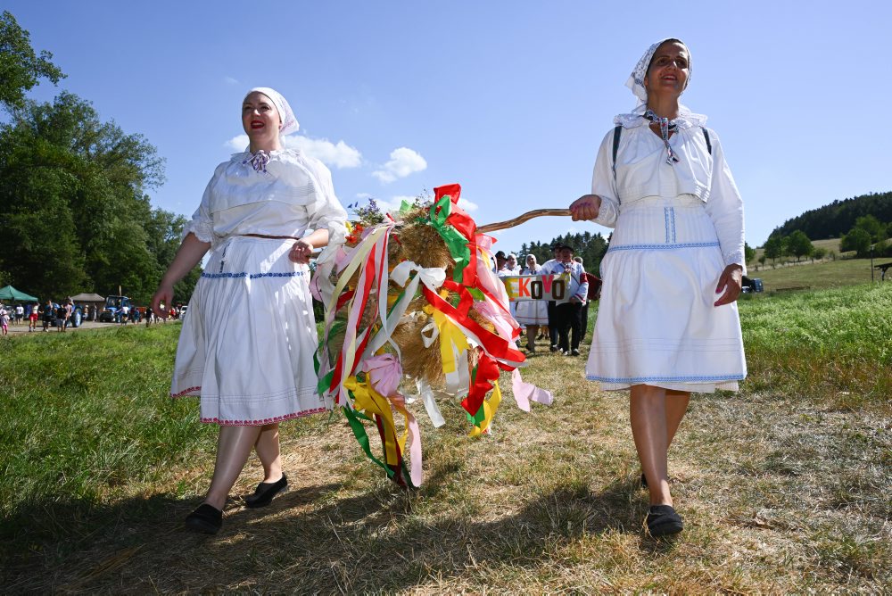 Dožinky v myjavskej mestskej časti Turá Lúka
