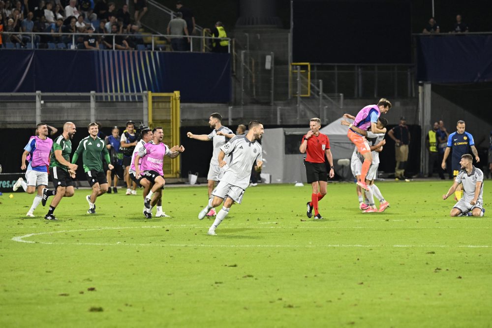 Odveta play off Ligy majstrov: NK Celje - ŠK Slovan Bratislava 