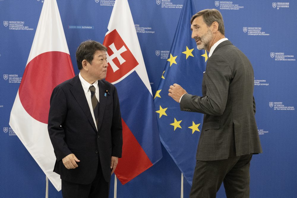 Stretnutie ministrov zahraničných vecí Slovenska a Japonska v Bratislave 