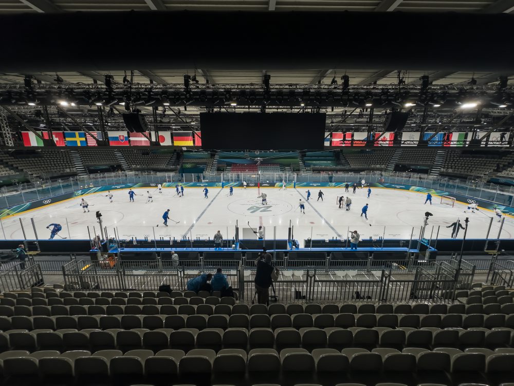 Tréning slovenských hokejistov na ZOH26