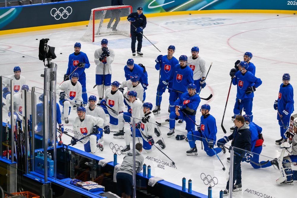Tréning slovenských hokejistov na ZOH26