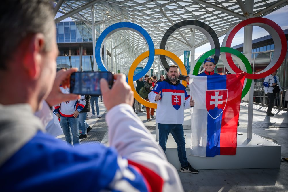Fanúšikovia pred zápasom Taliansko - Slovensko 