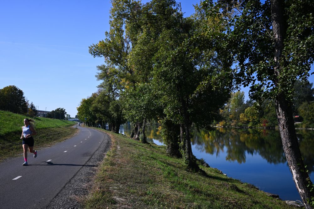 Jeseň pri Váhu v Trenčíne