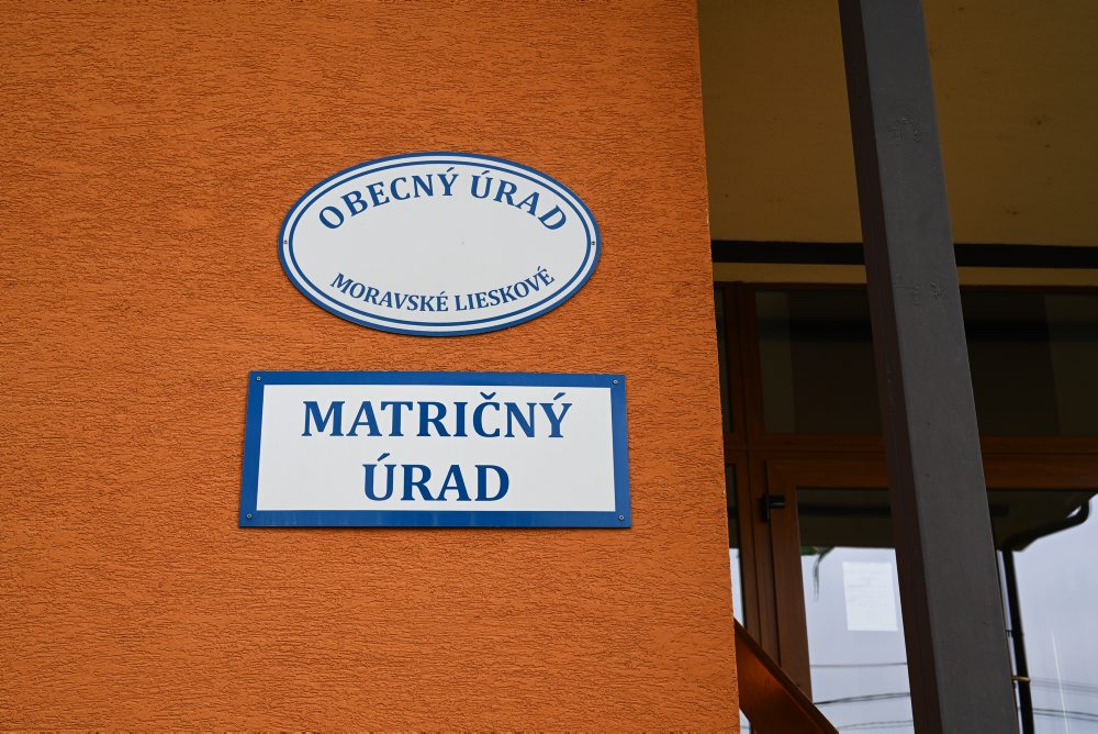 Obecný úrad v obci Moravské Lieskové