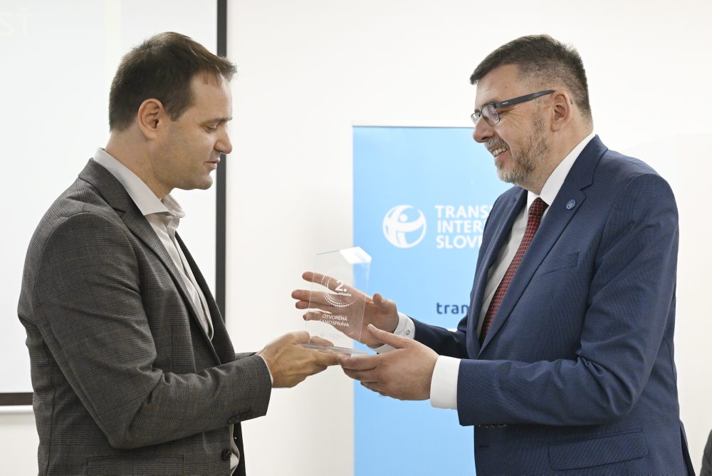 Tlačová konferencia organizácie Transparency International Slovensko