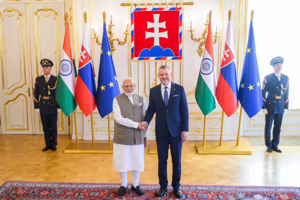 Indický premiér Nárendra Módí na Slovensku