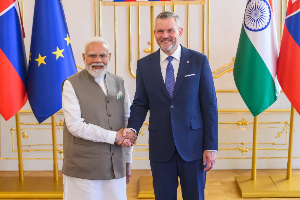 Indický premiér Nárendra Módí na Slovensku
