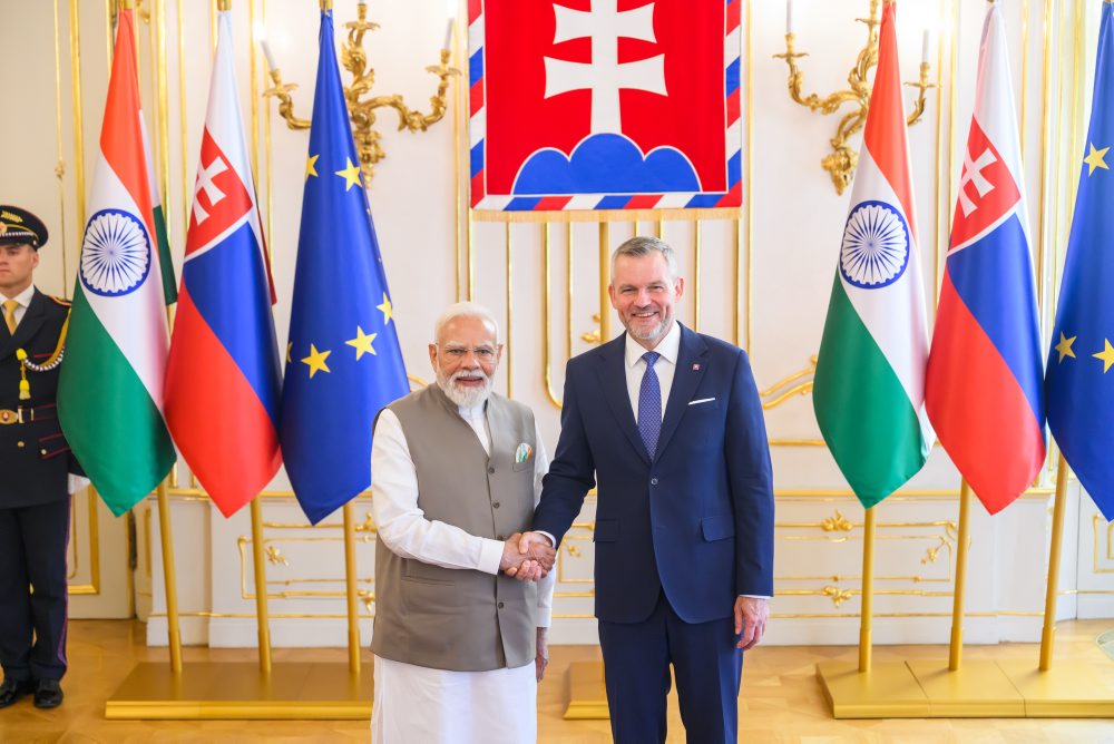 Indický premiér Nárendra Módí na Slovensku