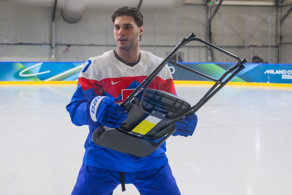 Tréning na štvrťfinálový duel na ZOH26 v Miláne  