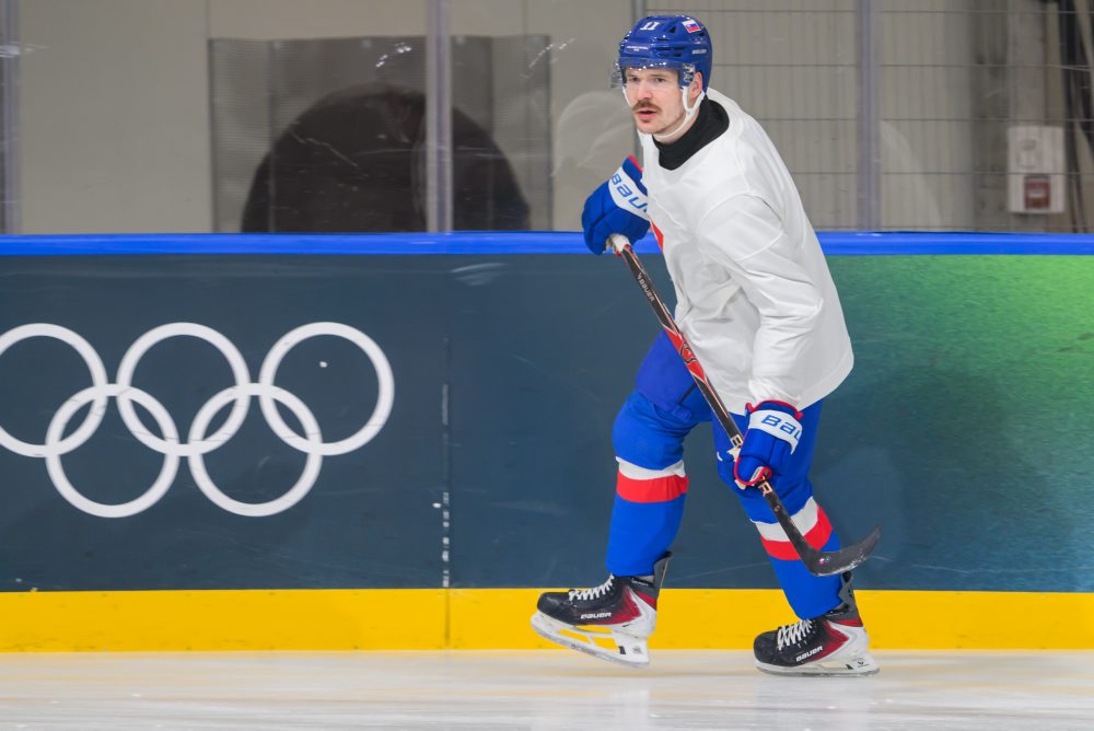 Tréning na štvrťfinálový duel na ZOH26 v Miláne  