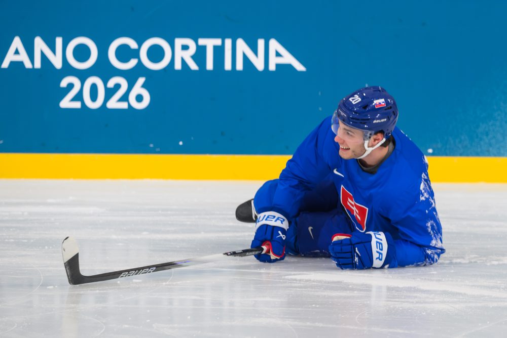 Tréning na štvrťfinálový duel na ZOH26 v Miláne  