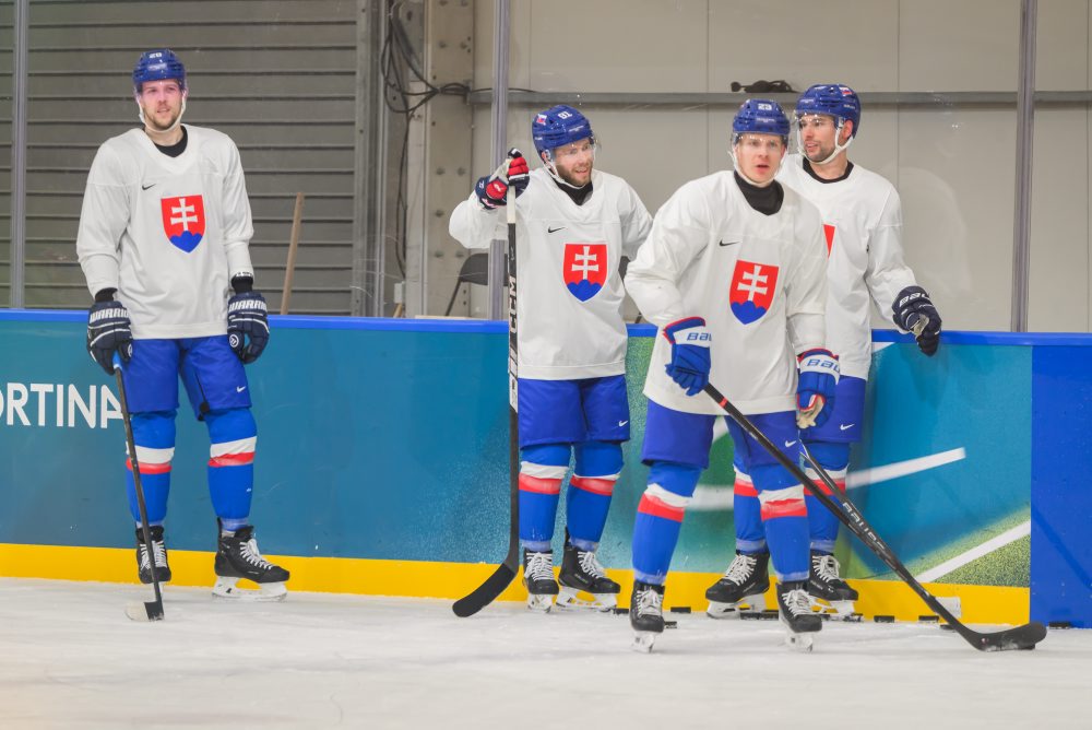 Tréning na štvrťfinálový duel na ZOH26 v Miláne  