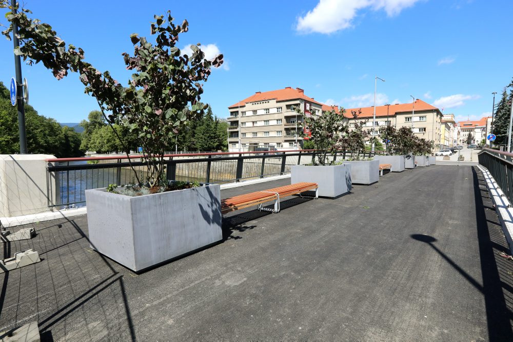 Nový most pri železničnej stanici v Banskej Bystrici