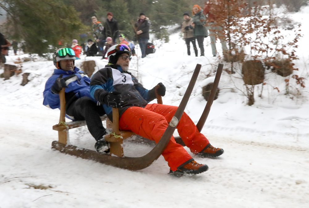 Krnohové preteky v obci Valaská