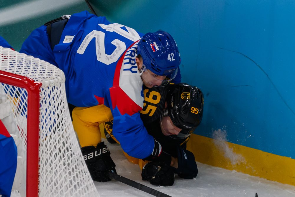 Zo štvrťfinálového zápasu Slovensko - Nemecko