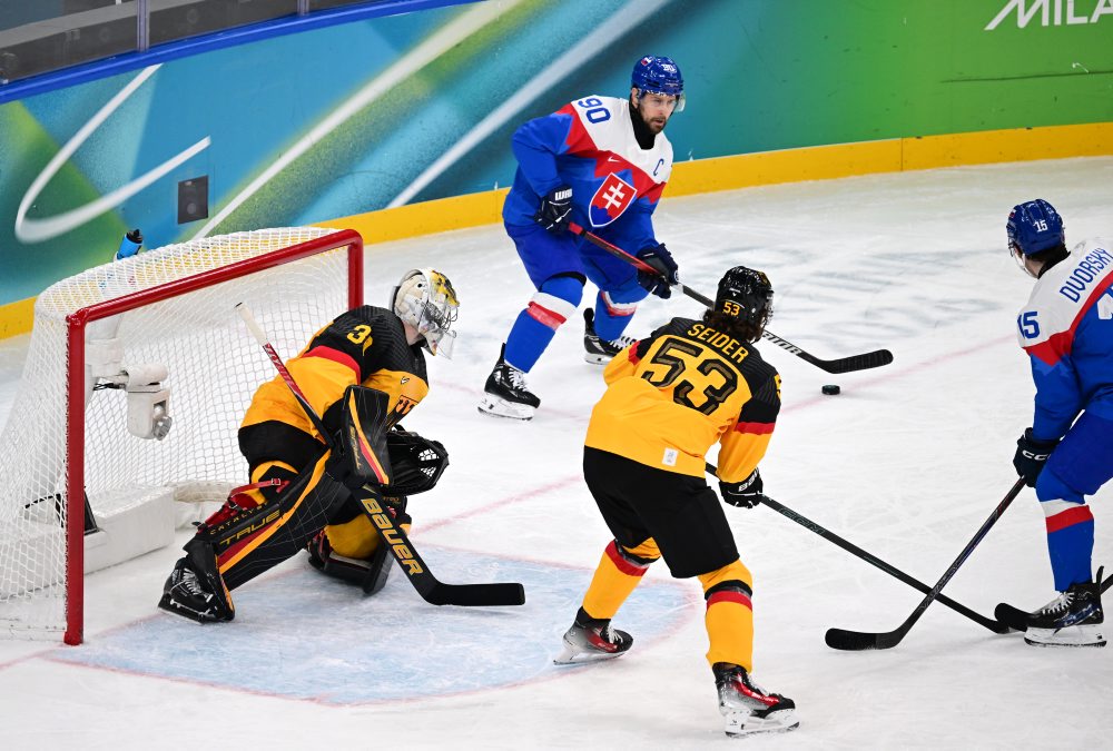 Zo štvrťfinálového zápasu Slovensko - Nemecko