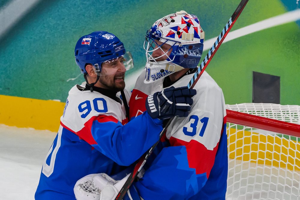 Zo štvrťfinálového zápasu Slovensko - Nemecko