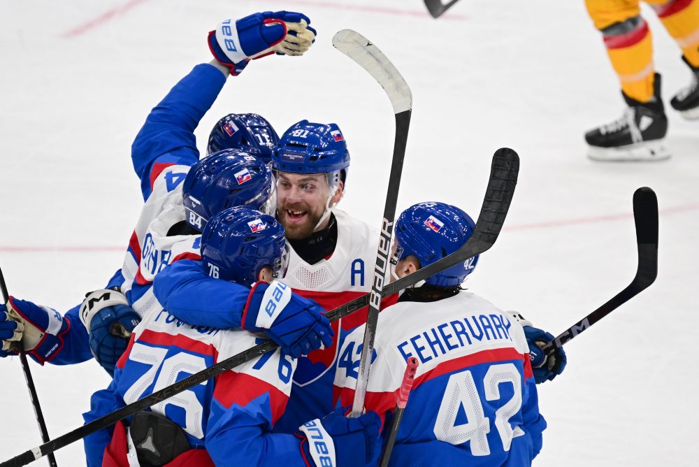 Zo štvrťfinálového zápasu Slovensko - Nemecko