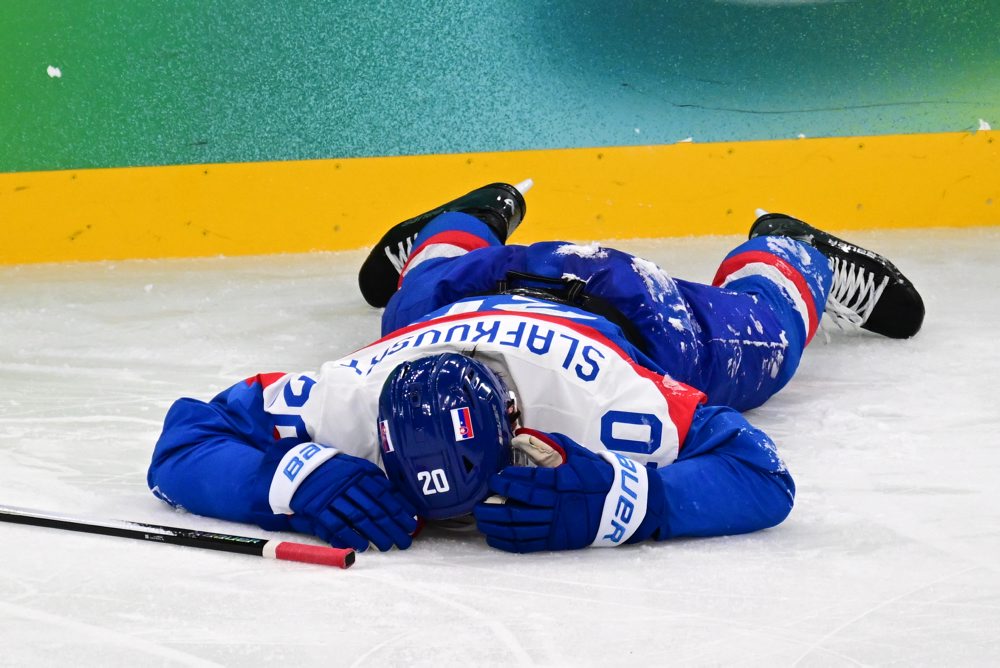 Zo štvrťfinálového zápasu Slovensko - Nemecko
