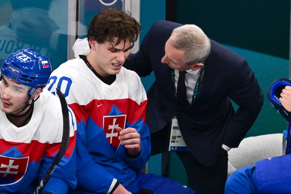 Zo štvrťfinálového zápasu Slovensko - Nemecko