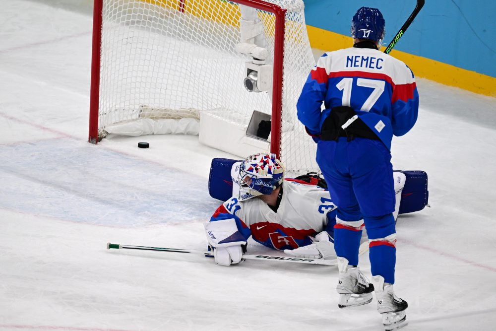 Zo štvrťfinálového zápasu Slovensko - Nemecko