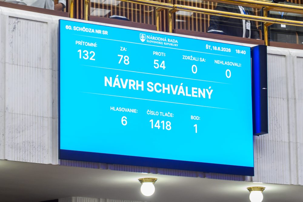 NRSR: Parlament vyslovil vláde dôveru, podporilo ju 78 poslancov