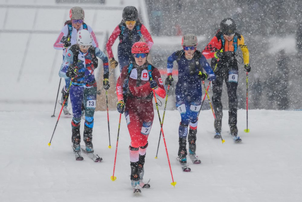 Kvalifikácia v šprinte skialpinistiek na ZOH26 v Bormiu 