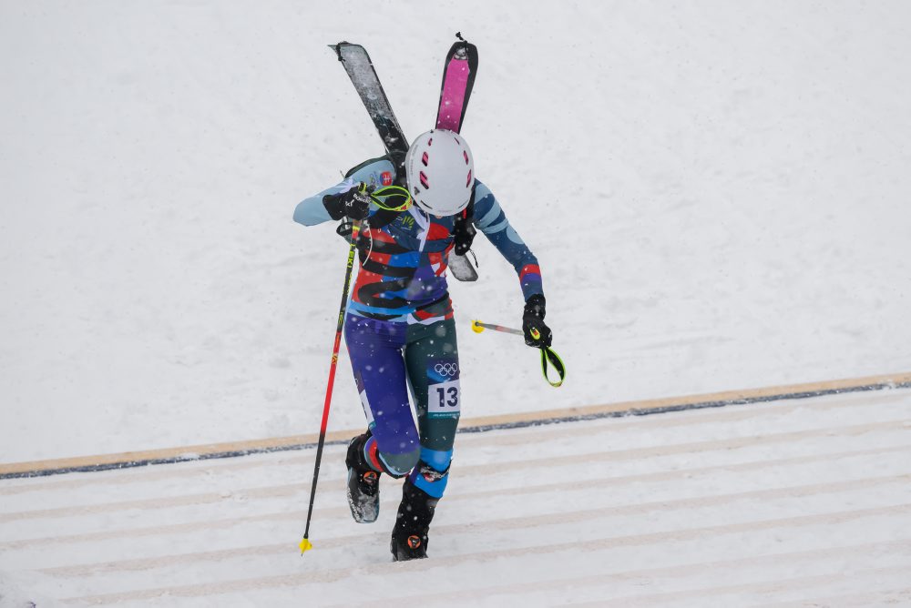 Kvalifikácia v šprinte skialpinistiek na ZOH26 v Bormiu 