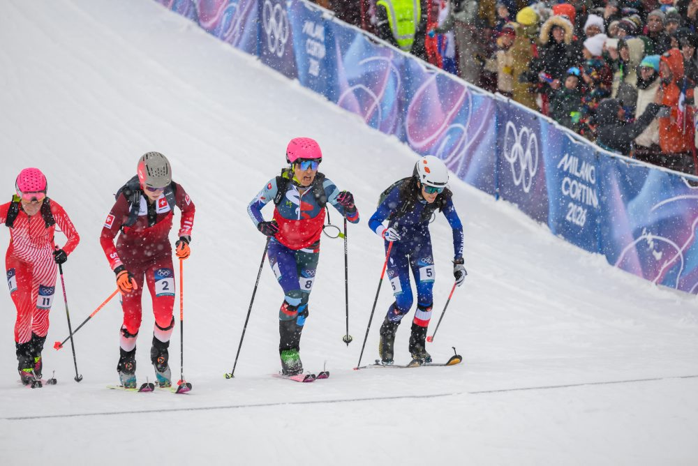 Kvalifikácia v šprinte skialpinistiek na ZOH26 v Bormiu 