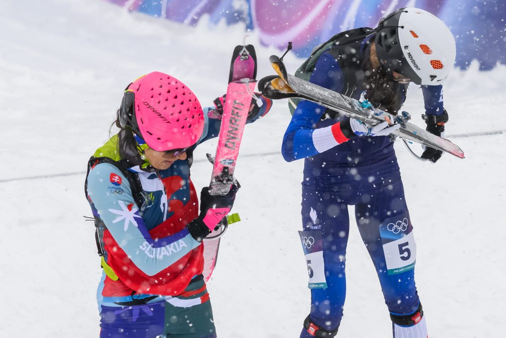 Kvalifikácia v šprinte skialpinistiek na ZOH26 v Bormiu 