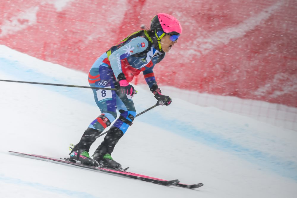 Kvalifikácia v šprinte skialpinistiek na ZOH26 v Bormiu 