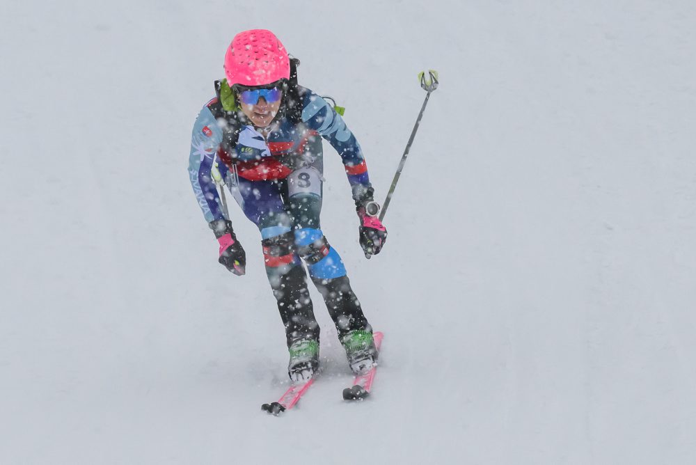 Semifinále v šprinte skialpinistiek na ZOH26 v Bormiu 
