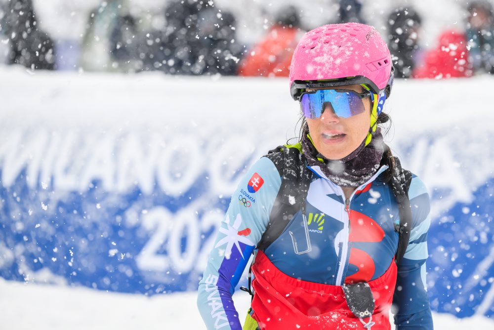 Semifinále v šprinte skialpinistiek na ZOH26 v Bormiu 