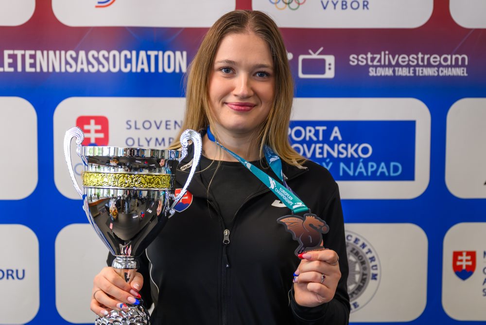 Tlačová konferencia s Tatianou Kukuľkovou po ME v stolnom tenise