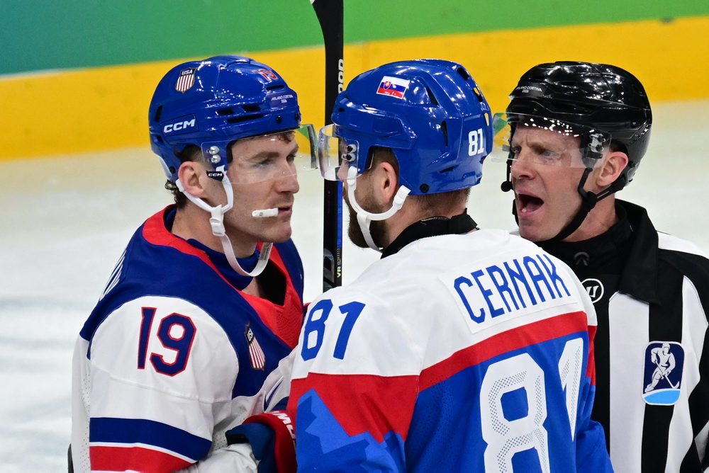 Zo semifinálového zápasu USA - Slovensko