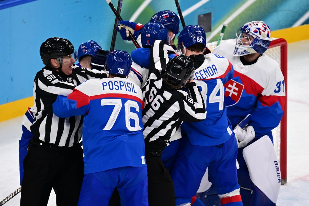 Zo semifinálového zápasu USA - Slovensko