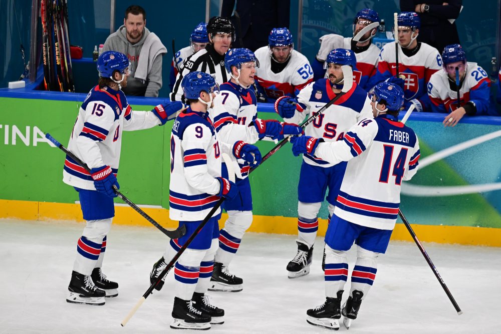 Zo semifinálového zápasu USA - Slovensko