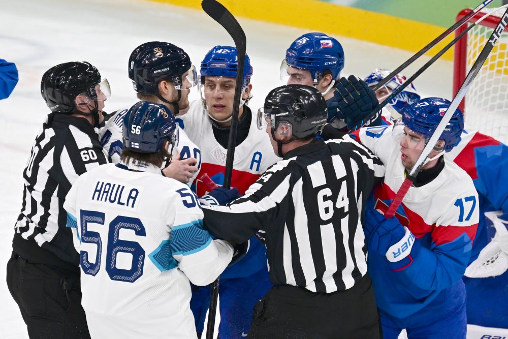 Zo zápasu o 3. miesto Slovensko - Fínsko